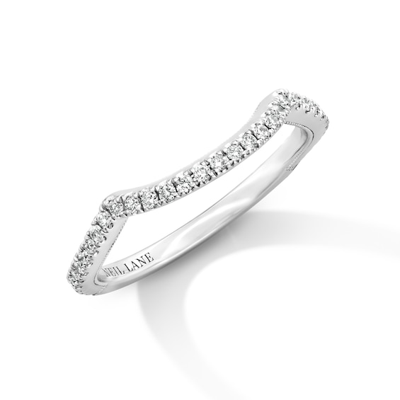 Neil Lane Diamond Wedding Band 1/5 ct tw Round-cut 14K White Gold