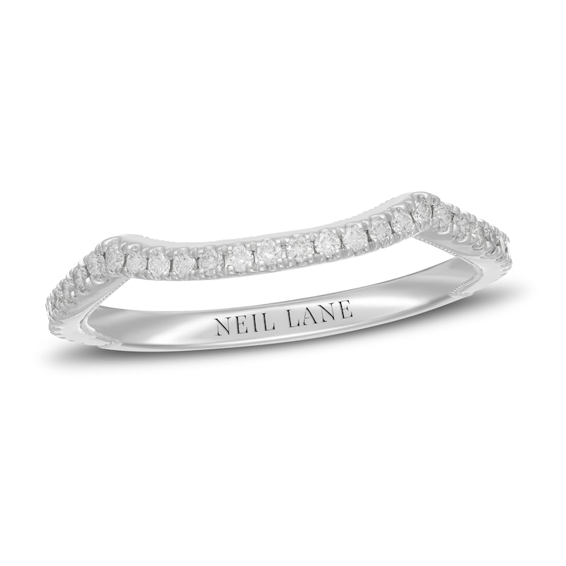 Main Image 1 of Neil Lane Diamond Wedding Band 1/5 ct tw Round-cut 14K White Gold