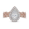 Neil Lane Diamond Engagement Ring 1-1/8 ct tw Pear/Round 14K Two-Tone Gold