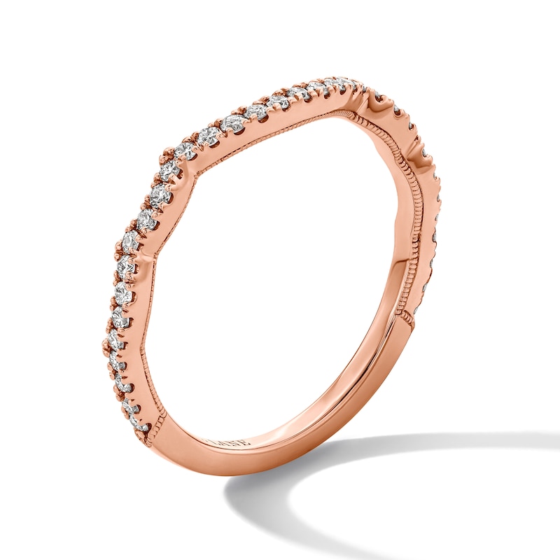 Main Image 2 of Neil Lane Diamond Wedding Band 1/4 ct tw Round-cut 14K Rose Gold