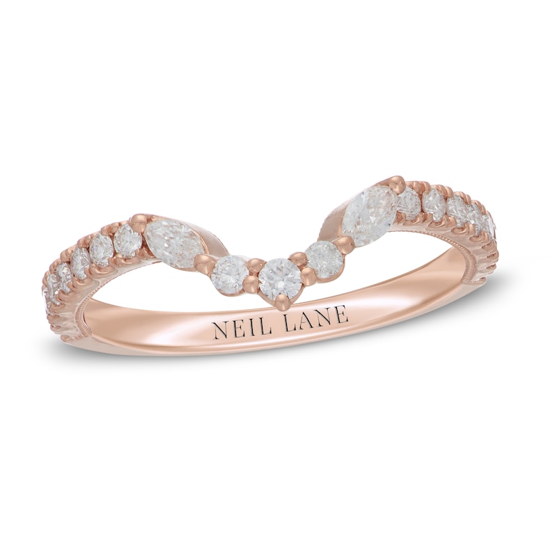 Main Image 1 of Neil Lane Diamond Wedding Band 3/8 ct tw 14K Rose Gold