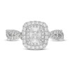 Neil Lane Diamond Engagement Ring 1-1/18 ct tw Radiant 14K White Gold