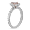 Thumbnail Image 1 of Neil Lane Pear-Shaped Morganite Engagement Ring 5/8 ct tw Diamonds 14K Two-Tone Gold