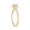 Thumbnail Image 1 of Diamond Engagement Ring 5/8 ct tw Pear/Round 14K Yellow Gold