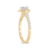 Thumbnail Image 2 of Adore Diamond Engagement Ring 5/8 ct tw Pear/Round 14K Yellow Gold
