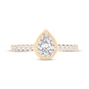 Thumbnail Image 2 of Diamond Engagement Ring 5/8 ct tw Pear/Round 14K Yellow Gold