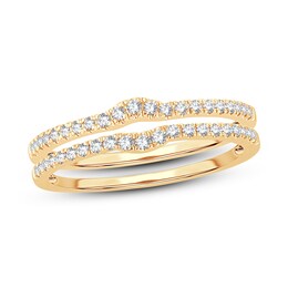 Adore Double Wedding Band 1/4 ct tw Diamonds 14K Yellow Gold