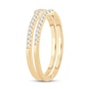 Thumbnail Image 2 of Adore Double Wedding Band 1/4 ct tw Diamonds 14K Yellow Gold