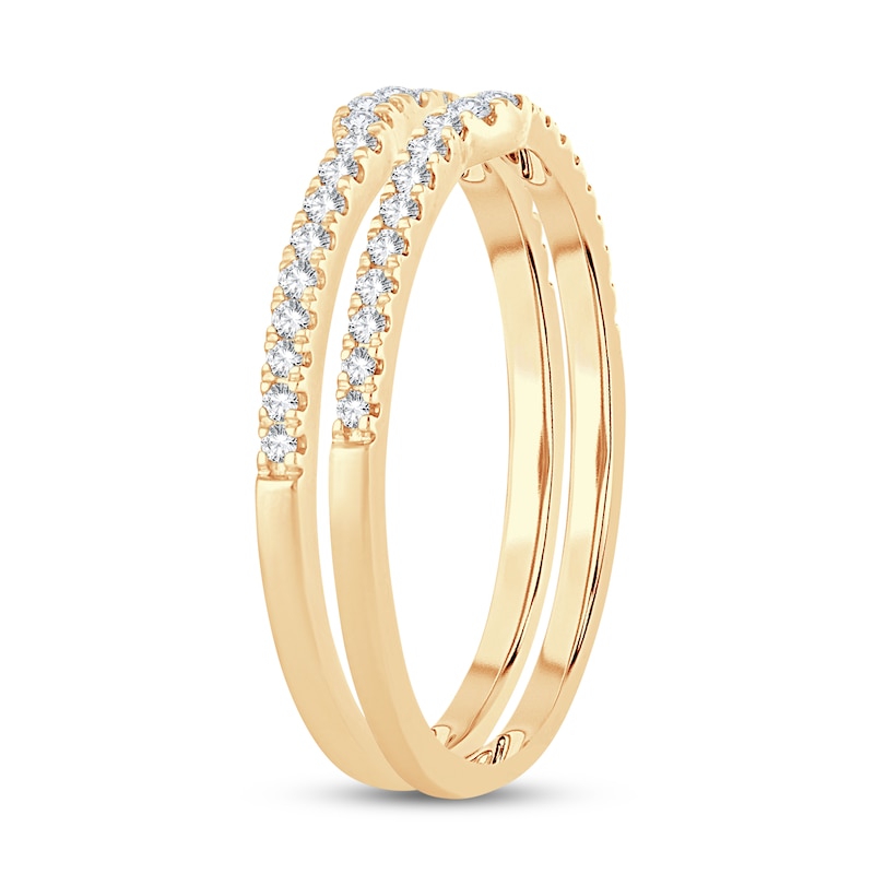 Main Image 2 of Adore Double Wedding Band 1/4 ct tw Diamonds 14K Yellow Gold