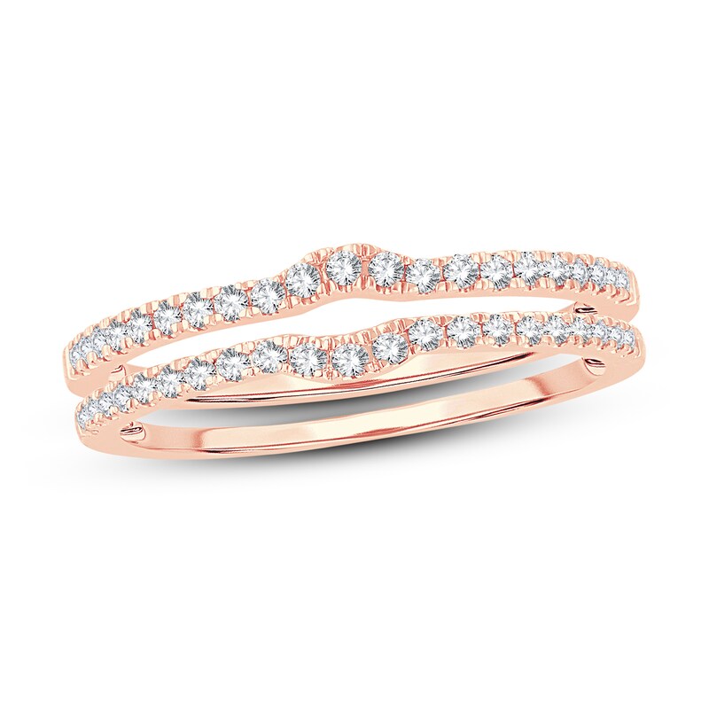 Main Image 1 of Adore Double Wedding Band 1/4 ct tw Diamonds 14K Rose Gold