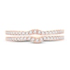Thumbnail Image 3 of Adore Double Wedding Band 1/4 ct tw Diamonds 14K Rose Gold