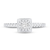 Thumbnail Image 3 of Adore Diamond Engagement Ring 5/8 ct tw Princess/Round 14K White Gold