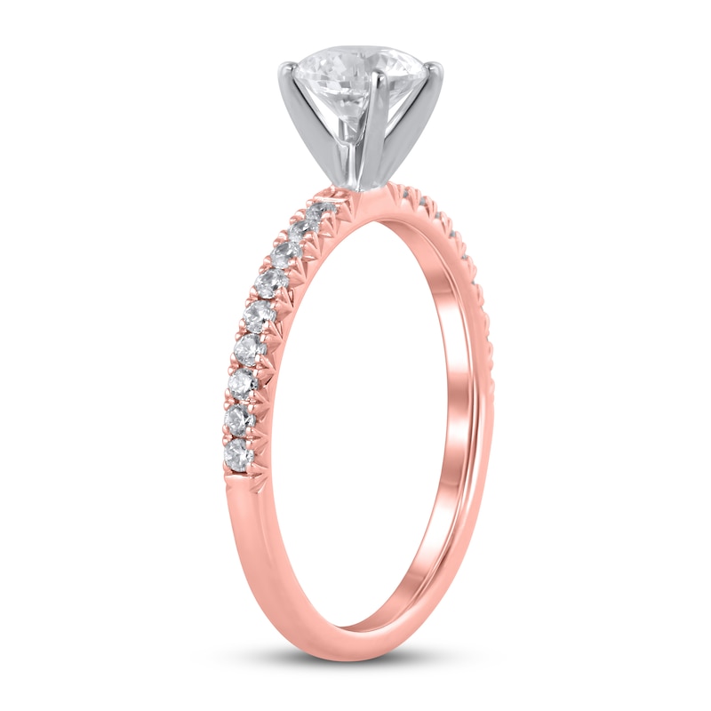 Main Image 2 of Adore Diamond Engagement Ring 7/8 ct tw 14K Rose Gold