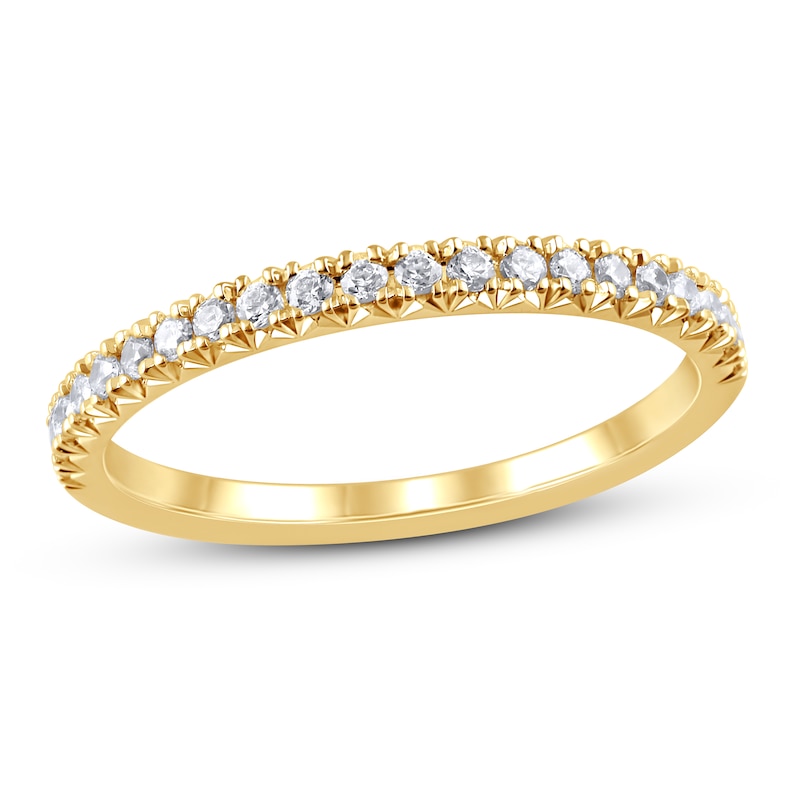 Main Image 1 of Adore Diamond Wedding Band 1/4 ct tw 14K Yellow Gold