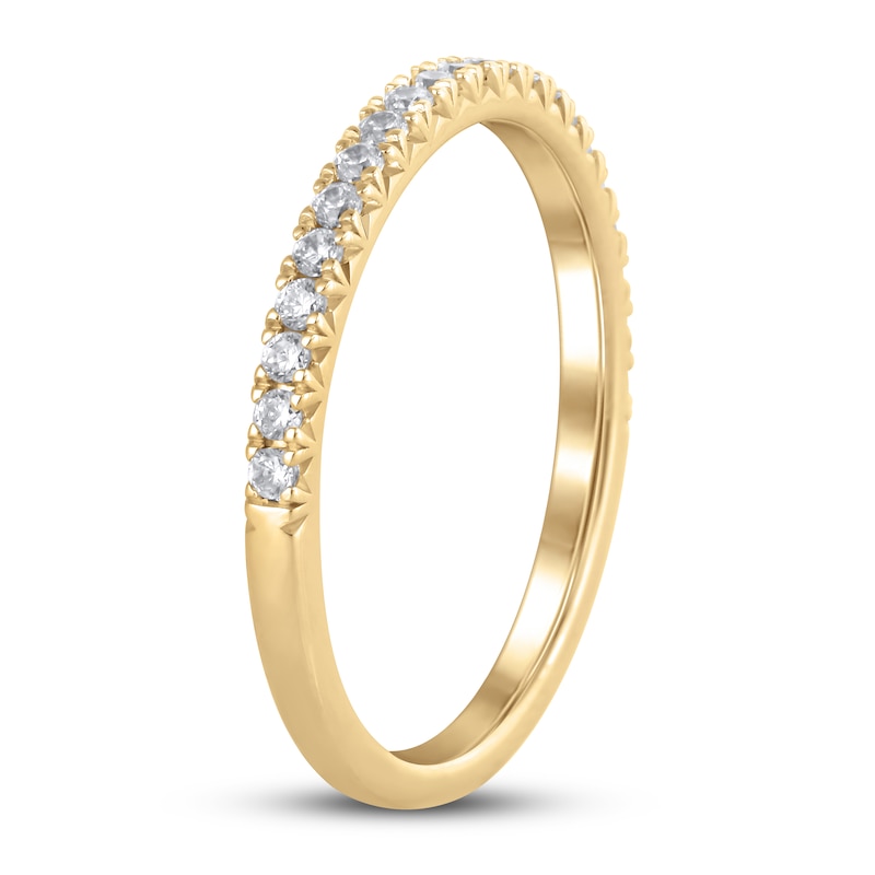 Main Image 2 of Adore Diamond Wedding Band 1/4 ct tw 14K Yellow Gold