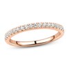 Diamond Wedding Band 1/4 ct tw Round-cut 14K Rose Gold