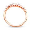 Thumbnail Image 3 of Diamond Wedding Band 3/8 ct tw Round-cut 14K Rose Gold