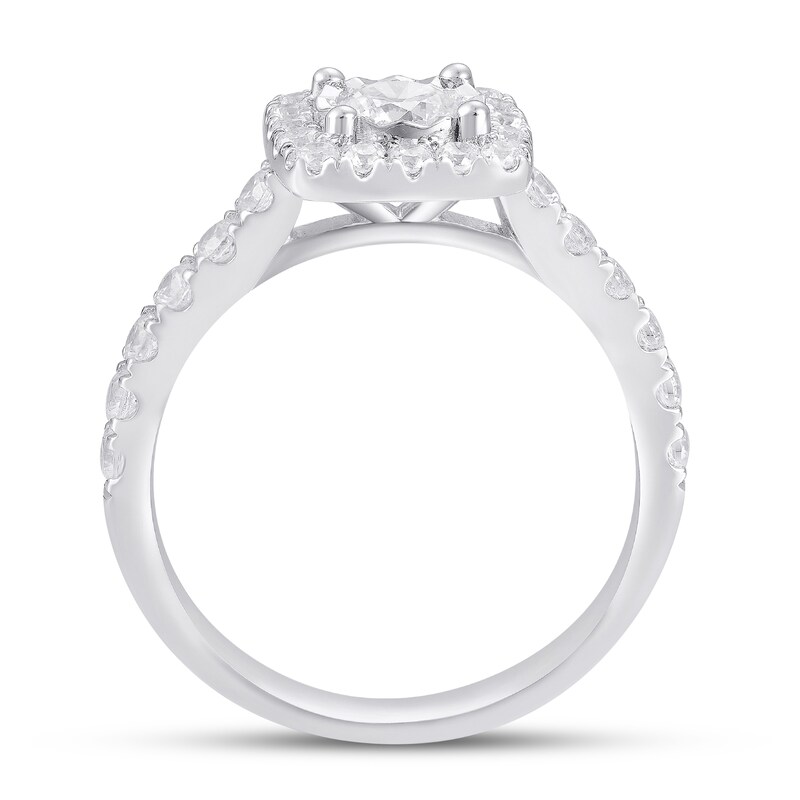 Diamond Engagement Ring 1 ct tw Round-Cut 14K White Gold