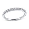 Diamond Wedding Band 3/8 ct tw Round-cut 14K White Gold