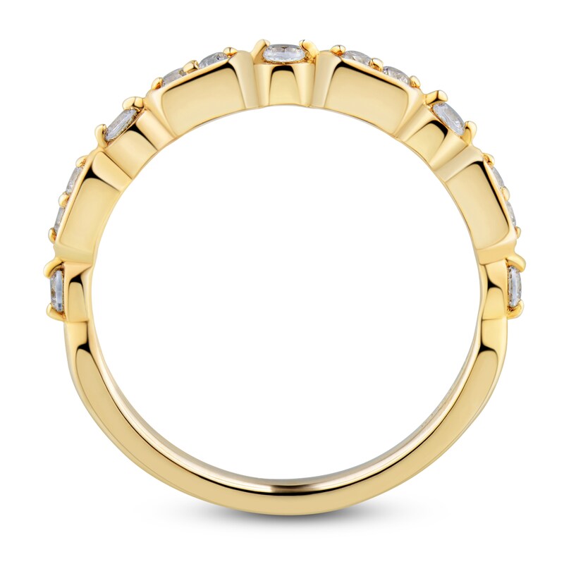 Main Image 2 of Adore Diamond Wedding Band 1/4 ct tw Round-cut 14K Yellow Gold