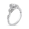 Thumbnail Image 1 of Diamond Engagement Ring 3/4 ct tw Pear/Round 14K White Gold