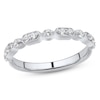Thumbnail Image 1 of Adore Diamond Wedding Band 1/4 ct tw Round-cut 14K White Gold