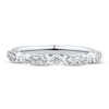 Thumbnail Image 3 of Adore Diamond Wedding Band 1/4 ct tw Round-cut 14K White Gold