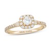 Neil Lane Diamond Engagement Ring 3/4 ct tw Round & Baguette 14K Yellow Gold