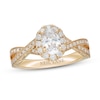 Neil Lane Diamond Engagement Ring 1-1/4 ct tw Oval-cut 14K Yellow Gold