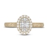 Thumbnail Image 3 of Neil Lane Diamond Engagement Ring 1/2 ct tw Oval & Round 14K Two-Tone Gold