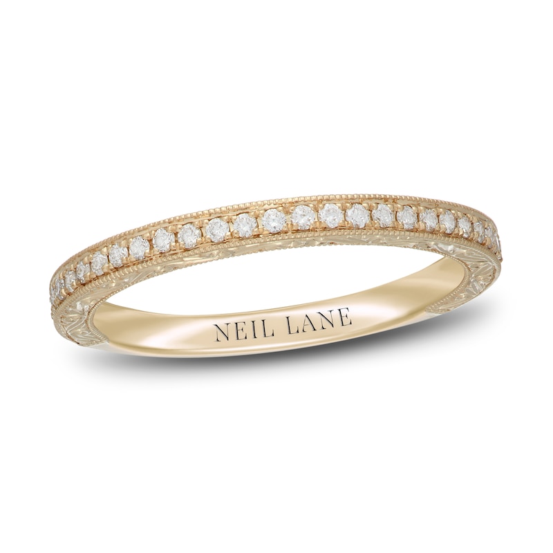 Main Image 1 of Neil Lane Diamond Wedding Band 1/5 ct tw Round-cut 14K Yellow Gold