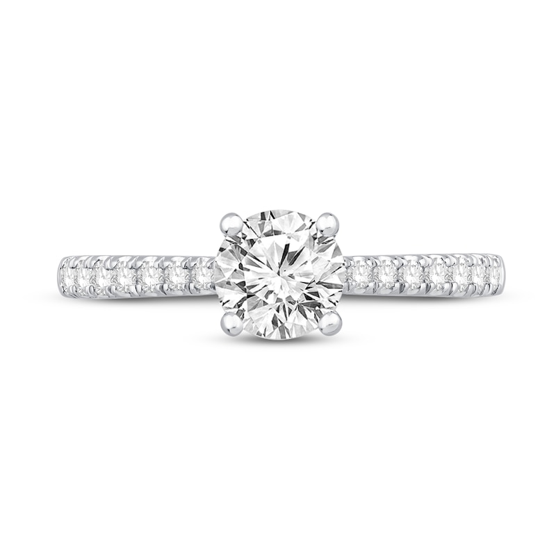 GIA Diamond Engagement Ring 7/8 ct tw Round-cut 18K White Gold | Kay Outlet