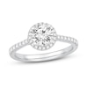 Thumbnail Image 1 of GIA Diamond Engagement Ring 1-1/4 ct tw Round-cut 18K White Gold