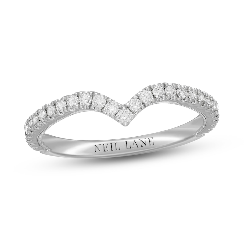 Main Image 1 of Neil Lane Diamond Wedding Band 1/3 ct tw Round-Cut 14K White Gold