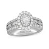 Neil Lane Diamond Engagement Ring 1 ct tw Oval & Round-cut 14K White Gold