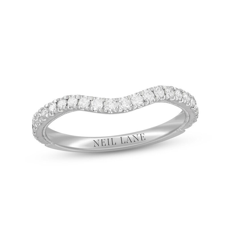 Neil Lane Diamond Wedding Band 3/8 ct tw Round-cut 14K White Gold