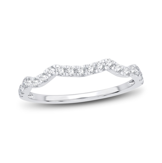 Diamond Wedding Band 1/4 ct tw Round-Cut 14K White Gold