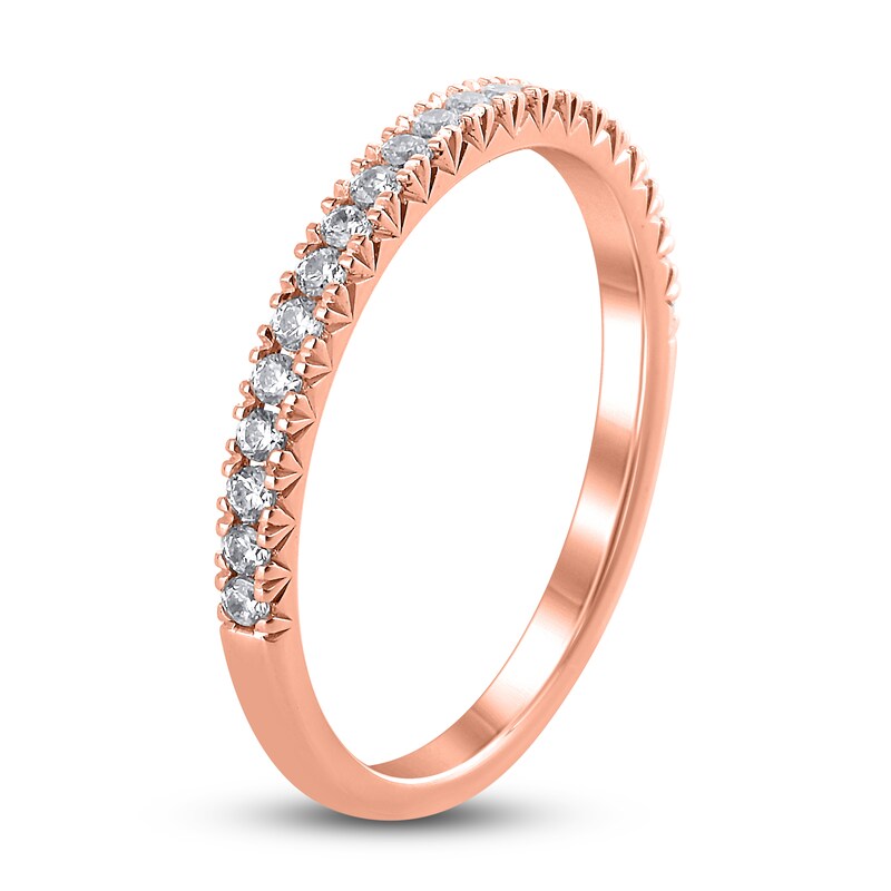 Main Image 2 of Adore Diamond Wedding Band 1/4 ct tw Round-cut 14K Rose Gold