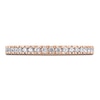 Thumbnail Image 3 of Adore Diamond Wedding Band 1/4 ct tw Round-cut 14K Rose Gold