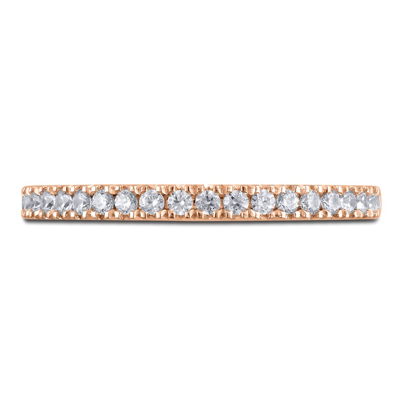 Main Image 3 of Adore Diamond Wedding Band 1/4 ct tw Round-cut 14K Rose Gold