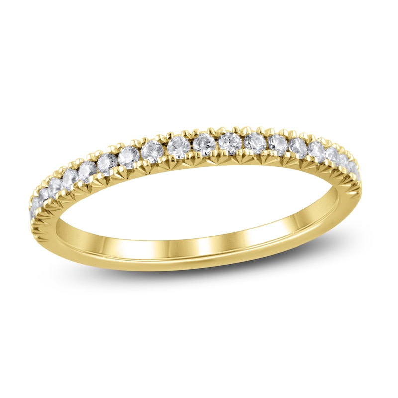 Main Image 1 of Adore Diamond Wedding Band 1/4 ct tw Round-cut 14K Yellow Gold