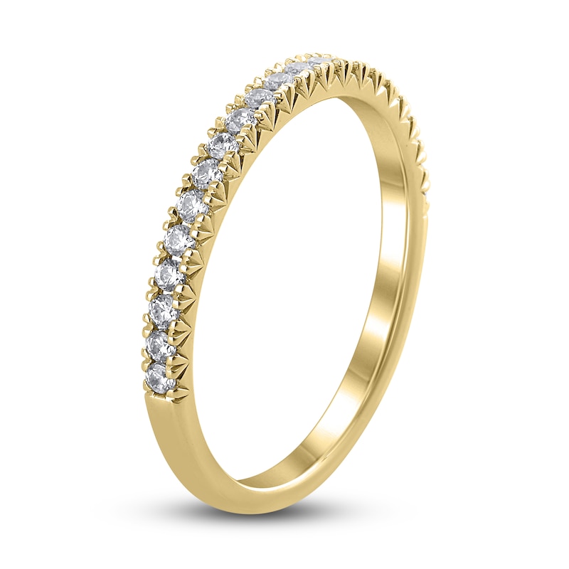 Main Image 2 of Adore Diamond Wedding Band 1/4 ct tw Round-cut 14K Yellow Gold