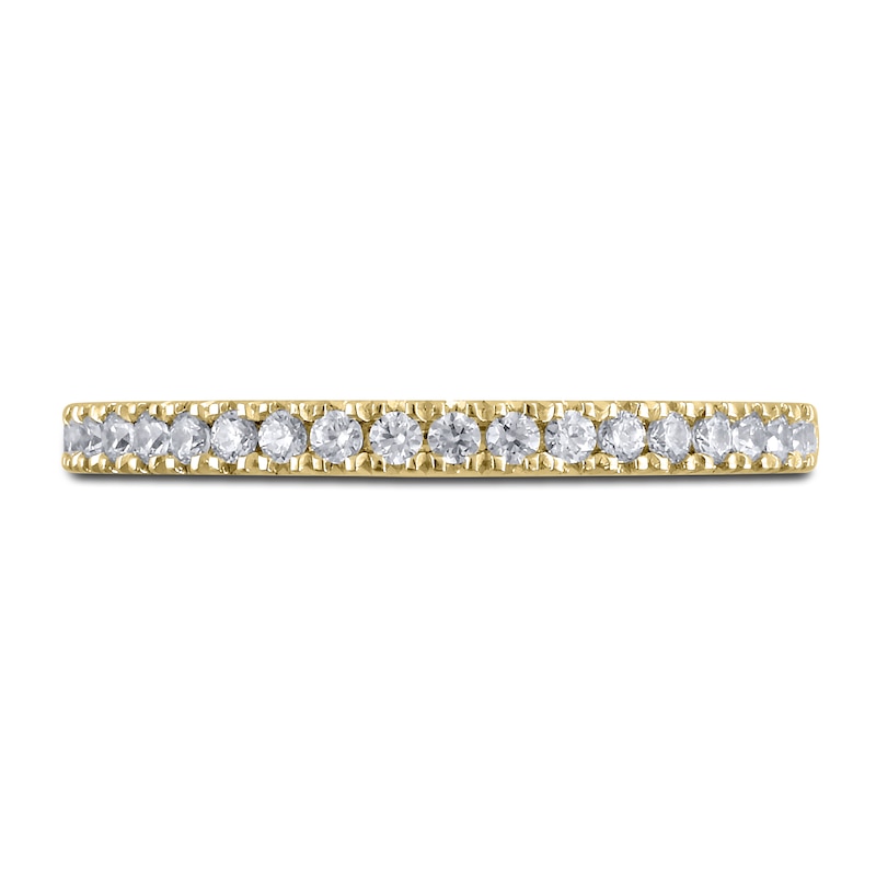 Main Image 3 of Adore Diamond Wedding Band 1/4 ct tw Round-cut 14K Yellow Gold