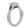 Thumbnail Image 1 of Neil Lane White & Black Diamond Engagement Ring 1-1/8 ct tw Pear & Round-cut 14K White Gold