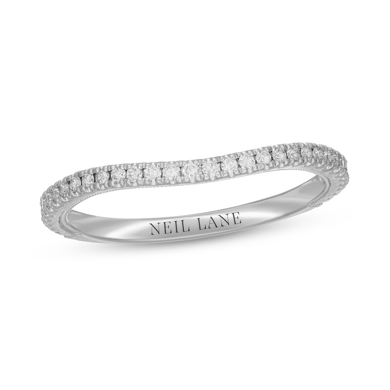 Neil Lane Diamond Wedding Band 1/5 ct tw Round-cut 14K White Gold