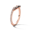 Thumbnail Image 2 of Neil Lane Black & White Diamond Wedding Band 3/8 ct tw Round-cut 14K Rose Gold