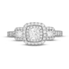 Thumbnail Image 2 of Neil Lane Diamond Three-Stone Engagement Ring 1 ct tw Cushion & Round-cut 14K White Gold