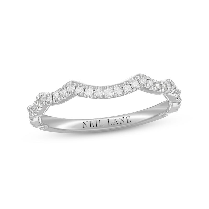 Main Image 1 of Neil Lane Diamond Wedding Band 1/4 ct tw Round-cut 14K White Gold