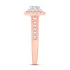 Thumbnail Image 2 of Adore Diamond Engagement Ring 1 ct tw Princess & Round-cut 14K Two-Tone Gold