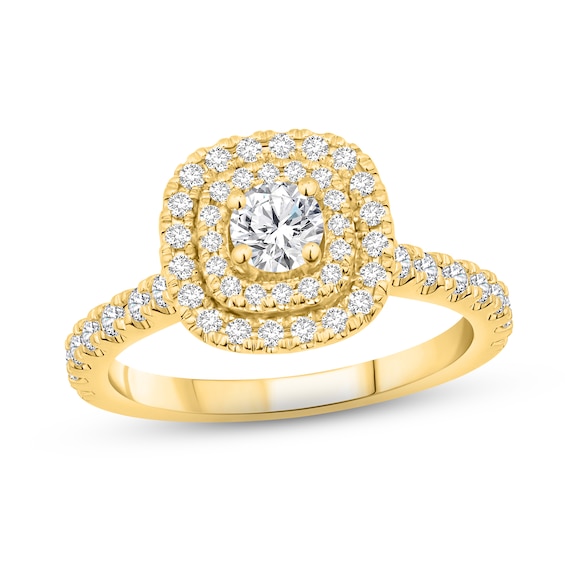 Diamond Engagement Ring 1 ct tw Round-cut 14K Yellow Gold